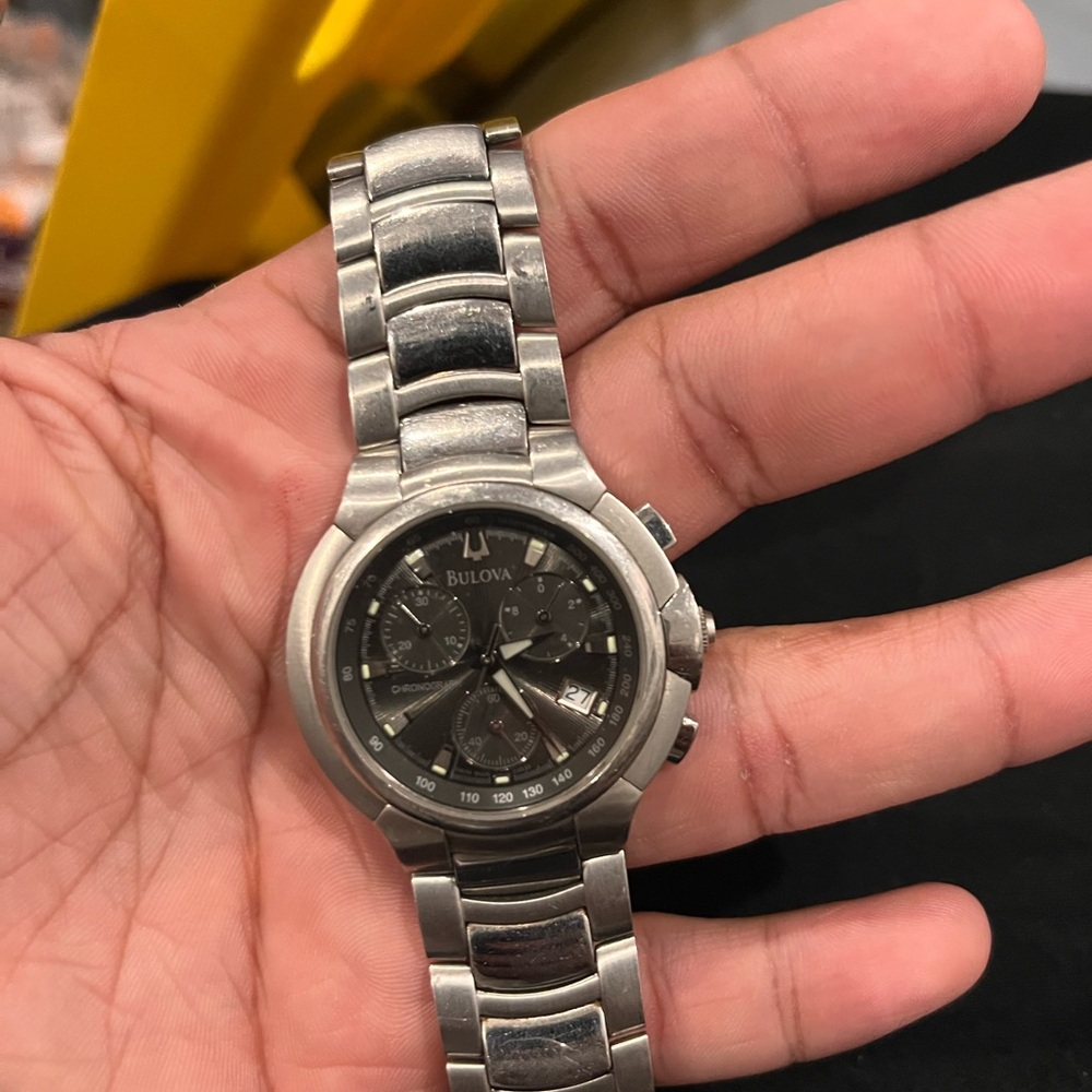 Bulova Men's Silver Watch